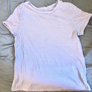 AMERICAN EAGLE | light pink striped tee